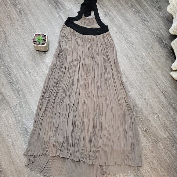 Wilfred Le Fou Couvin Dress Modern Taupe Black XXS - Picture 4 of 12